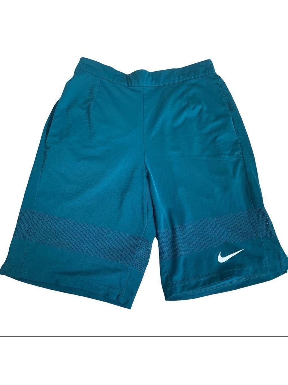 NIKE Men's Gladiator Breathe Short Teal White SMALL